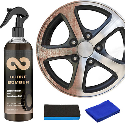 #ad Non acid Car Wheel Tire Rim Cleaner Detergent High Concentrate Remove Rust 120ML $9.95