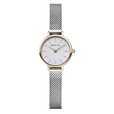 #ad Bering Time Classic Polished Rosegold Case amp; Silver Dial Womens Watch. 11022 064 $105.40