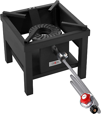 #ad B 5250 Square Heavy Duty Propane Burner Outdoor Gas Cooker with Adjustable 0 20 $90.36