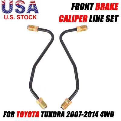 #ad 2PC Front Brake Caliper Line Set For Toyota Tundra 2007 2014 4WD ONLY ENGINE $6.64