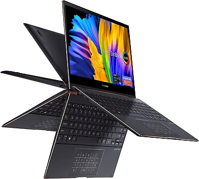 #ad ASUS ZenBook Flip UX371EA 13.3quot; OLED 4k UHD Touch Laptop i7 1165G7 16GB 1TB W11P $656.00