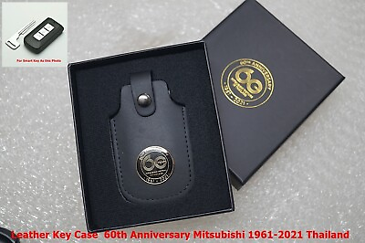 #ad Leather Key Case 60th ANNIVERSARY 1961 2021 Thaland For Mitsubishi Pajero Triton $30.00