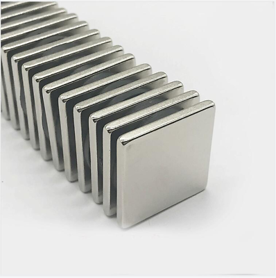 #ad Lot 10 25 50 Super Block Magnets 1quot;x1quot;x1 8quot; inch Rare Earth Neodymium Square N50 $10.44