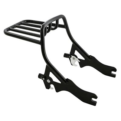 #ad Detachable 2 up Luggage Rack Fit For Harley Heritage Classic Softail 2018 Up 19 $99.50