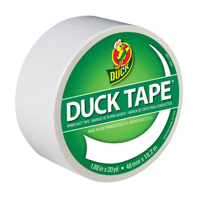 #ad Duck 1.88quot; x 20 yd Duct Tape White $6.10