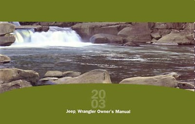 #ad 2003 Jeep Wrangler Owners Manual User Guide $35.99
