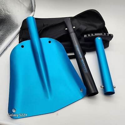 #ad Eddie bower collapsible shovel in bag BLUE Emergency TRAVEL $35.00