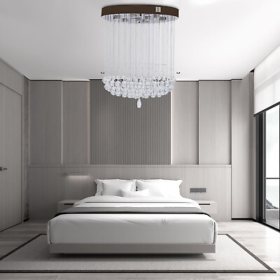 #ad K9 LED Crystal Luxury Pendant Lamp Chandelier Ceiling Light Lighting Fixtures $76.00