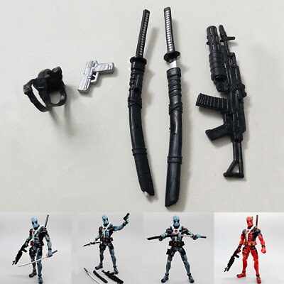 #ad Weapons Guns Accessories for 6#x27;#x27; Marvel X Men Deadpool Action Figure Weapon Pack $13.99
