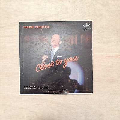 #ad Frank Sinatra Close To You Vinyl LP Record 1957 $18.00