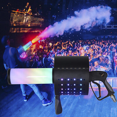 #ad CO2 LED Jet Confetti Machine 7 Colors CO2 Spray Cannon Gun Kit DJ Party Club $234.65