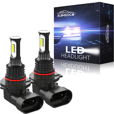 #ad 2x 9005 LED 6000K Headlight Bulbs Conversion Kit High Beam White Super Bright A $18.99