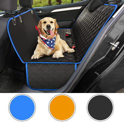 #ad Pet Dog Seat Cover Protector Hammock Mat Waterproof For Suv Truck Car Rear Seat $19.50