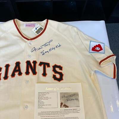 #ad Willie Mays quot;Say Hey Kidquot; Signed Inscribed Authentic 1951 Giants Jersey JSA COA $9995.00