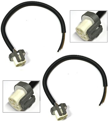 Extension Wire Pigtail Female Ceramic 9007 HB5 Head Light Harness Bulb Replace $11.40