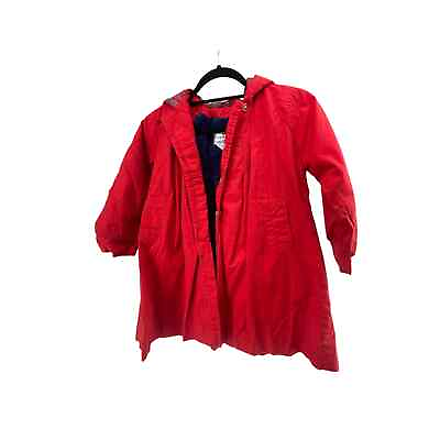 #ad Fashion Rite Girls Red Button Down Jacket Youth Size 6 $11.99
