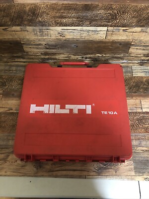 #ad Hilti TE 10 Rotary Hammer Drill Case And Instructions ONLY Used. $50.00