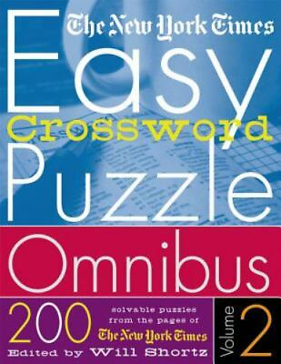 #ad The New York Times Easy Crossword Puzzle Omnibus Volume 2: 200 Solvable Puzzles $5.84