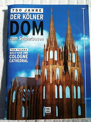 #ad HOBBY KIT Guide to Building the COLOGNE CATHEDRAL Kölner Dom Taschen 750 YEARS $24.99