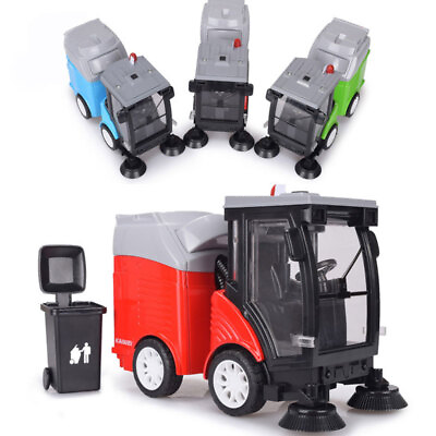 1 50 Road Sweeper Sanitation Vehicle Model Truck Diecast Toy Car Kids Gift Boys $24.82