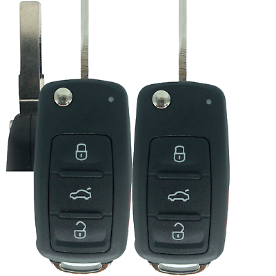 #ad 2 For 2011 2012 2013 2014 2015 2016 Volkswagen VW Jetta Keyless Remote Key Fob $21.95