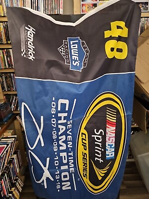 #ad NASCAR 3#x27;x5#x27; Champion Flag Lowes #48 Hendrick Motorsports Cup Series Trl8#9 $23.35