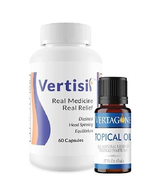 #ad Vertisil amp; Vertagone Combo instant relief of vertigo symptoms Dizziness Nausea $209.95