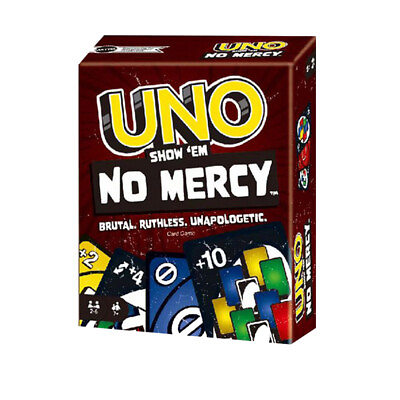 #ad UNO Show #x27;Em No Mercy Matching Card Game Family Party Fun Entertainment Game $10.33