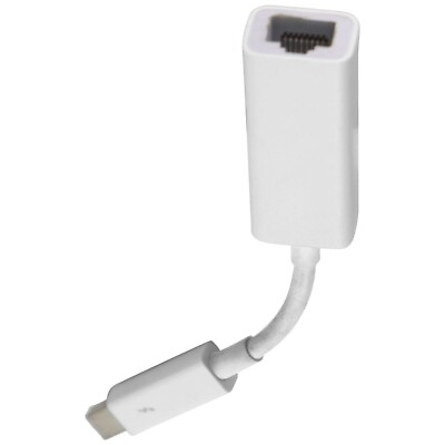 #ad FAIR Apple Thunderbolt to Gigabit Ethernet Adapter White MD463LL A A1433 $6.59