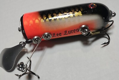 #ad Lee Lures Custom Muskie Baits Topwater Lure Mini Flap Tail quot;715quot; color NEW 2024 $119.99