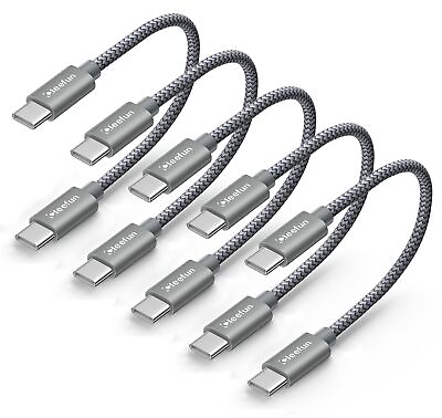 #ad 5 Pack USB C to USB C Cable 1ft 60W USBC to USBC Cable Type C to Type C Cha... $18.64
