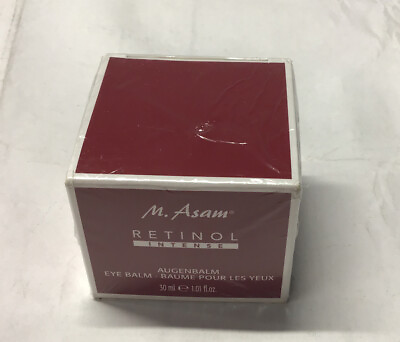 #ad M Asam RETINOL INTENSE Eye BALM Large 1oz NSIB HIGH Conentrate Luxury Cream $25.00