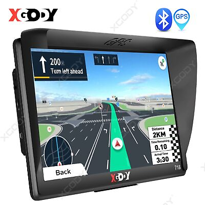 #ad XGODY 7quot; Car GPS Navigation For Off road Outdoor Adventures Bluetooth SAT System $57.69