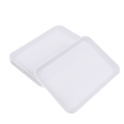 #ad Elegant White Serving Trays Set of 4 for Home and Parties $22.39
