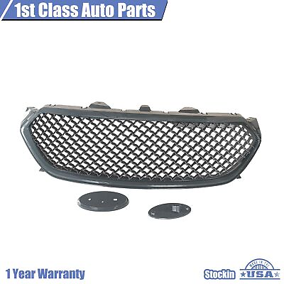 #ad Front Upper Grille Gloss Black For 2013 19 Ford Taurus $48.76