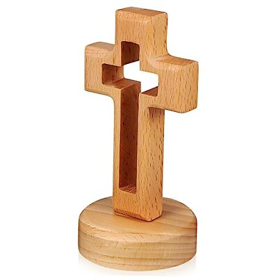 #ad Cross Church Decoration Wooden Decor Wood Decor Table Top Decor Wooden Cross ... $25.50