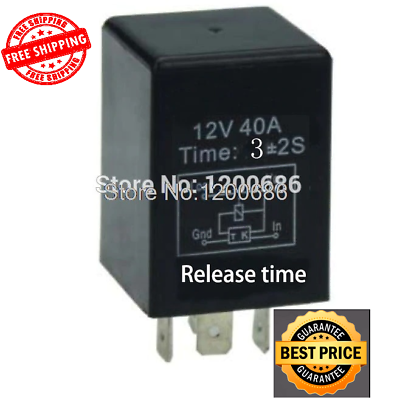 Time Delay Relay 12v Automotive Automatic 5s 10s 1min 5min 10min Switch Turn Off $10.39