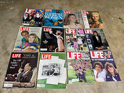 #ad Lot of 12 Vintage LIFE Magazines $39.99