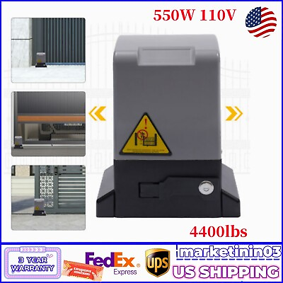 #ad 2600lbs Automatic Electric Sliding Gate Opener Motor Operator w Remote Control $216.60