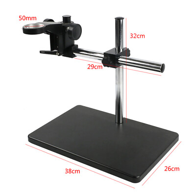 #ad Heavy Duty Boom Large Stereo Table Stand 50mm Ring Fit For Microscope Holder US $76.00