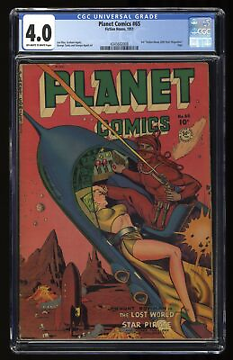 #ad Planet Comics #65 CGC VG 4.0 The Blind Death Classic GGA Headlights Cover $679.00