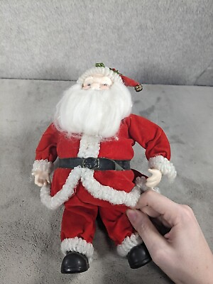 #ad Vintage Santa Claus In Red Suit Christmas Decor $19.98