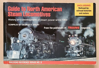 #ad Guide to North American Steam Locomotives Railroad Reference Series No. 8 $6.56