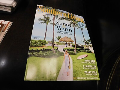#ad Southern Living Magazine 2024 January February $5.49