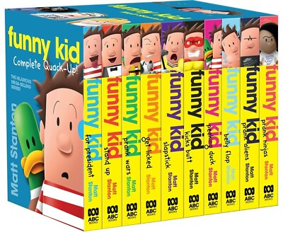 #ad NEW Funny Kid Complete Quack Up 10 Books Slipcase Set Kids Library Collection AU $70.00