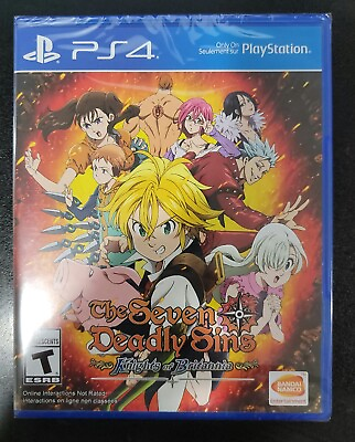#ad Sony PlayStation 4 PS4 The Seven Deadly Sins NIB Sealed $13.99