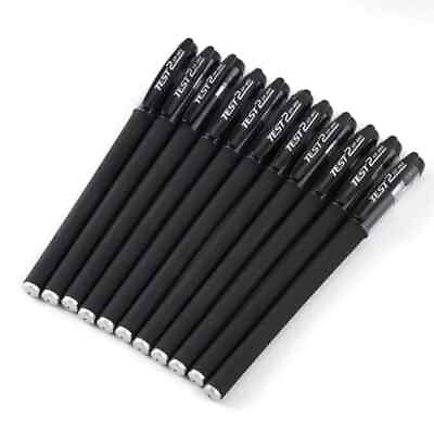 #ad Test 2 GP 380 Black Gel Pen Pack of 10 Sleek and Smooth for Effortless Writing $9.98
