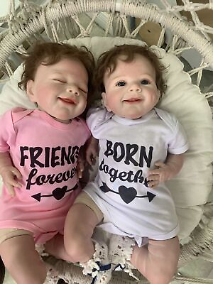 #ad Reborn Twin Simulated Baby Doll $280.00