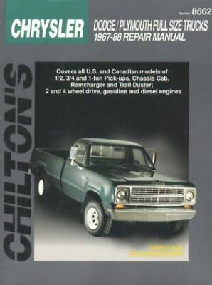 #ad Chrysler Full Size Trucks 1967 88 Chilton Total Car Care Series Manuals $24.99