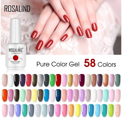 98 Colors 15ml Rosalind Nail Gel Polish Soak Off UV LED Buy 2 Get 1 Free $7.49